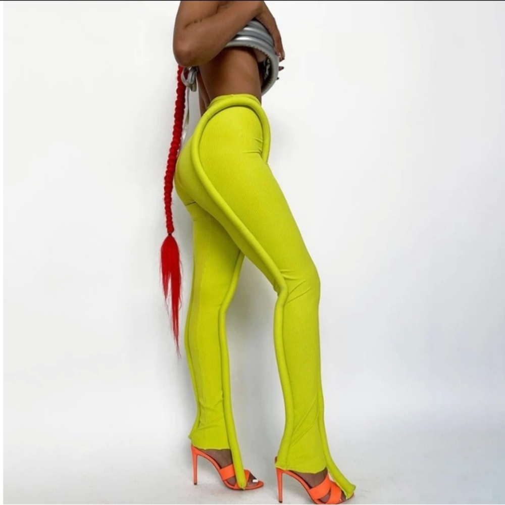 3d neon pants
